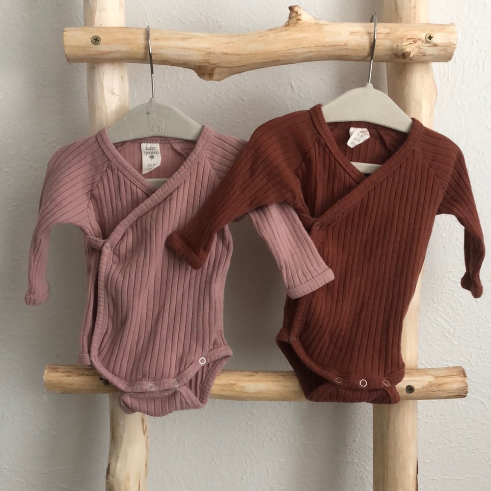 Kate Quinn Kimono wrap onesie set